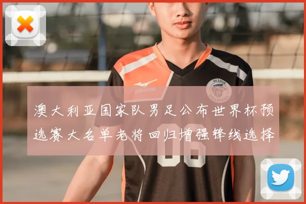 澳大利亚国家队男足公布世界杯预选赛大名单老将回归增强锋线选择